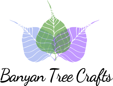The Banyan Tree - Banyan Tree Leaf Design (450x338), Png Download