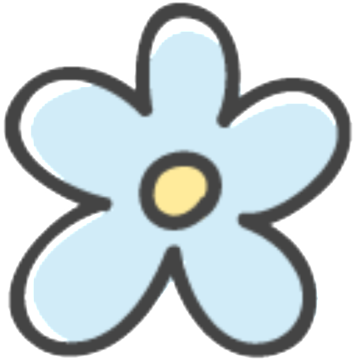 Hand Drawn A Blue Flower Vector - Vector Graphics (1024x1111), Png Download