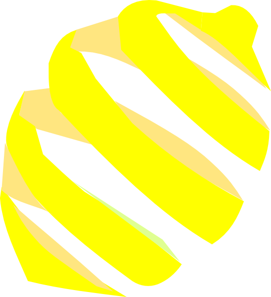 Lemon Clipart Vector Free - Cascara De Limon Vector Png (546x598), Png Download