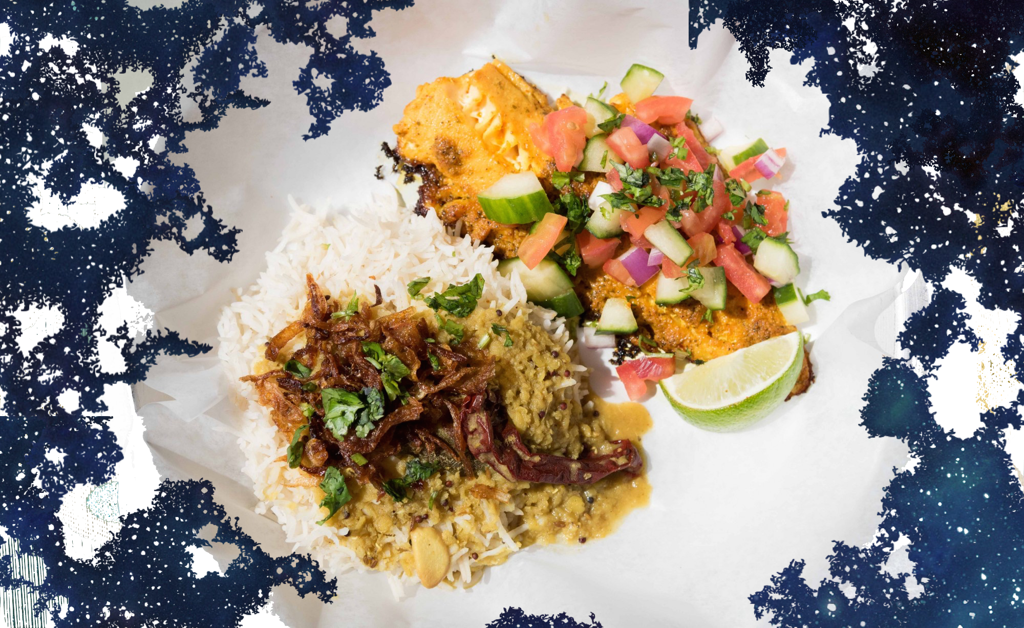 Gazing At The Stars Through A Lens Of Traditions The - Bombay St Food Masala Haddock (2000x1227), Png Download