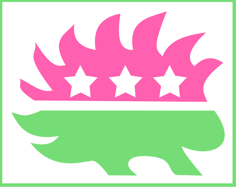 Libertarian Porcupine Transparent Background Border - Libertarian Porcupine (800x633), Png Download