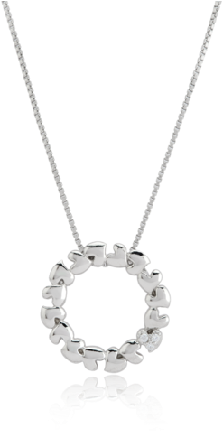 Fancy Lady' S Sterling Silver Pendant - Pendant (500x500), Png Download