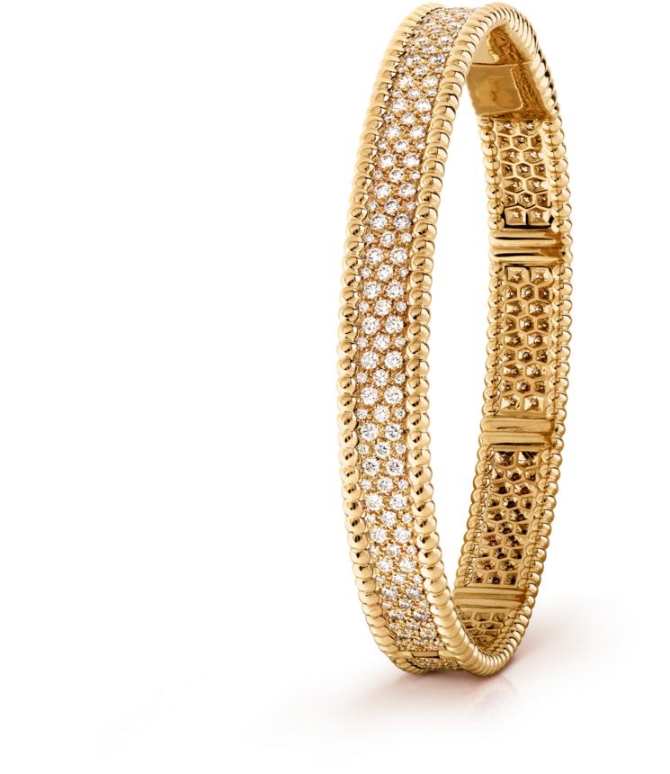 Van Cleef & Arpels Bracelet, Yellow Gold (1024x1024), Png Download