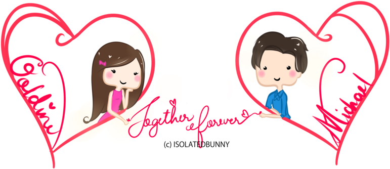 Together Forever Png - Together Forever Png Text (800x373), Png Download