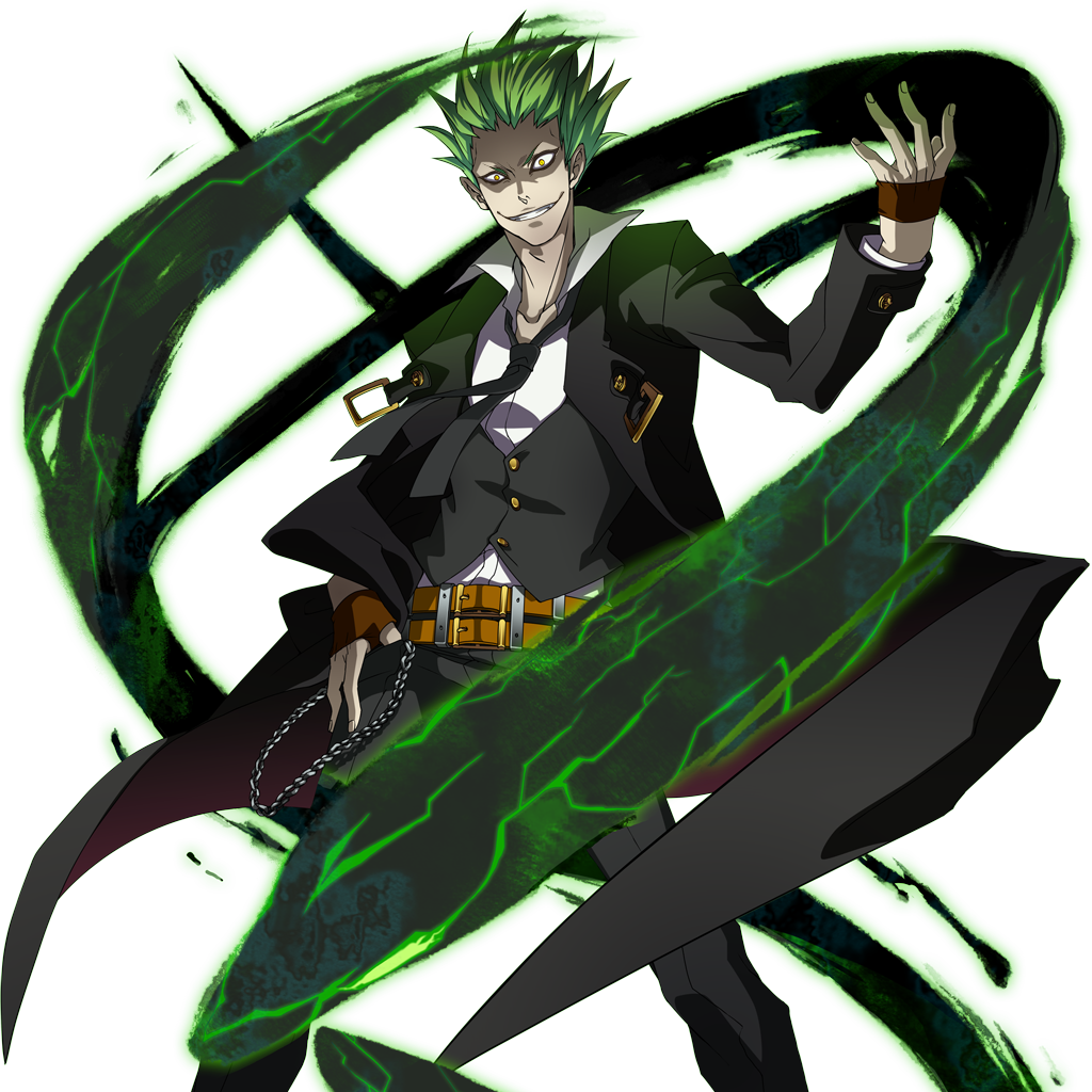 Yuuki Terumi Continuum Shift Pre Battle Position - Blazblue Terumi And Hazama (1024x1024), Png Download