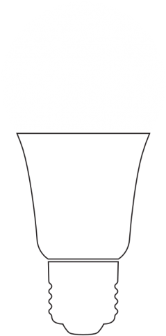 The Warm & Cool Bulb - Compact Fluorescent Lamp (600x600), Png Download