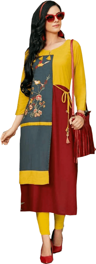 Sold - Kurti Top (800x960), Png Download