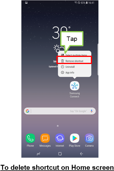 Galaxy Note 8 Home Screen-3 - Galaxy Note 8 Home Screen (469x591), Png Download