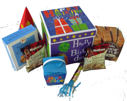 Birthday Gift Box For One - Wooden Block (500x399), Png Download