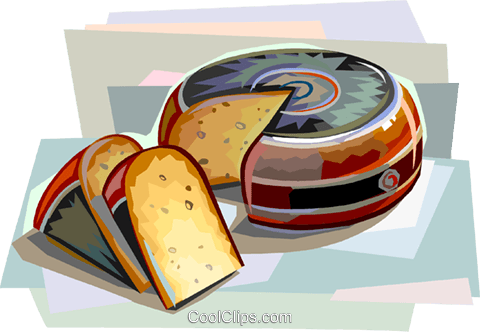 Dutch Cheese Royalty Free Vector Clip Art Illustration - Illustration (480x332), Png Download