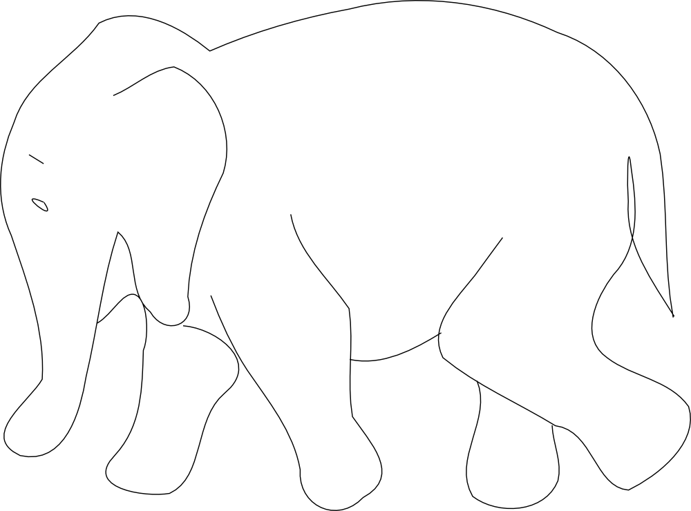 Onlinelabels Clip Art - Line Art (1000x740), Png Download