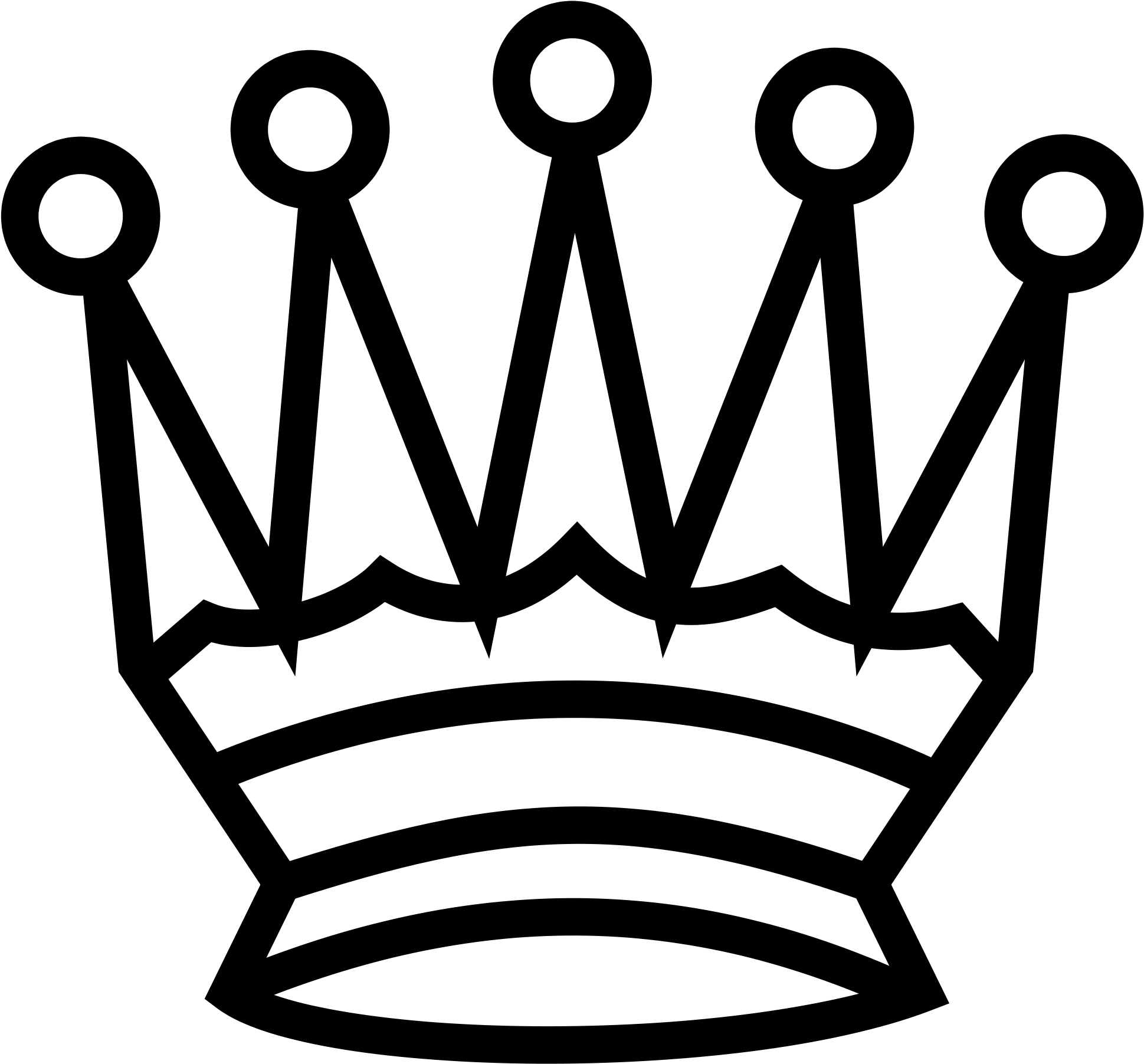 New Svg Image - Chess Queen Symbol (2000x2000), Png Download