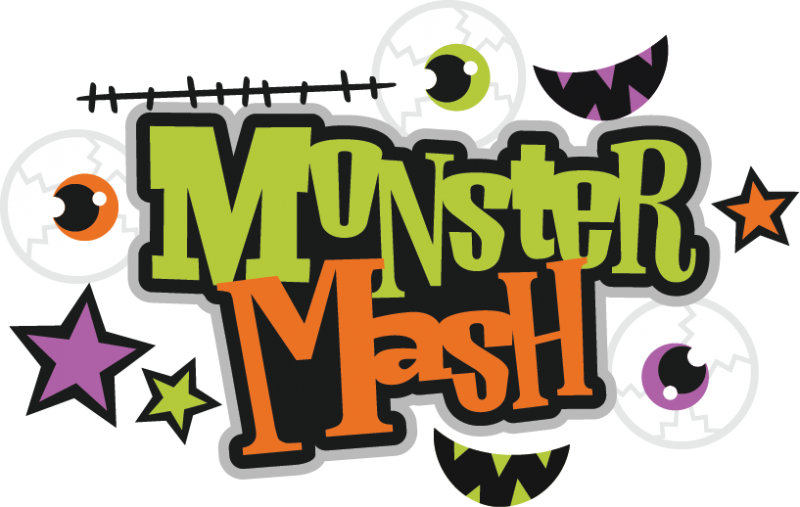Halloween Movie Vector Library Library - Monster Mash Logo (800x507), Png Download