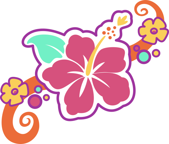 Anscathmarcach, Cutie Mark, Cutie Mark Only, Flower, - Tropical Cutie Mark (585x500), Png Download