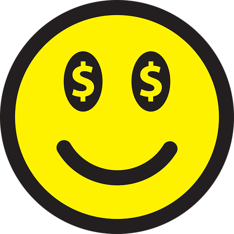 Can Money Buy Happiness - Happy Face (480x480), Png Download