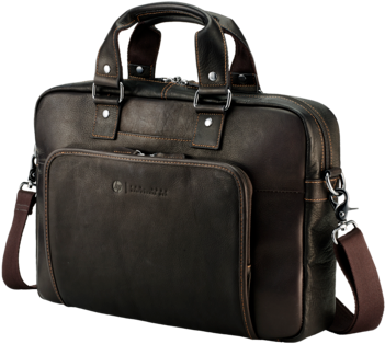 Hp Elite Top Load Colombian Leather Case (474x356), Png Download