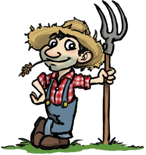 Driverlayer Search Engine - Filipino Farmer Clipart (472x500), Png Download