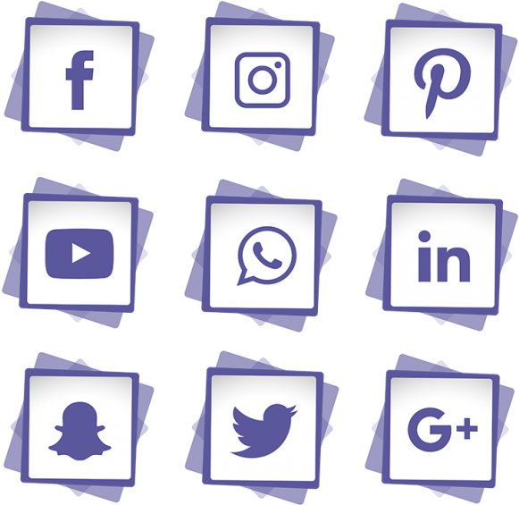 Social Media Icons Set, Social, Media, Icon Png And - Whatsapp (640x640), Png Download