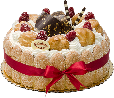 St Honore Cake (400x345), Png Download