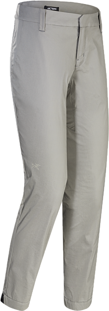 Casual Cotton Blend Pant With An Adjustable Cuff And - Arc'teryx Nydra Pant Women's (450x625), Png Download
