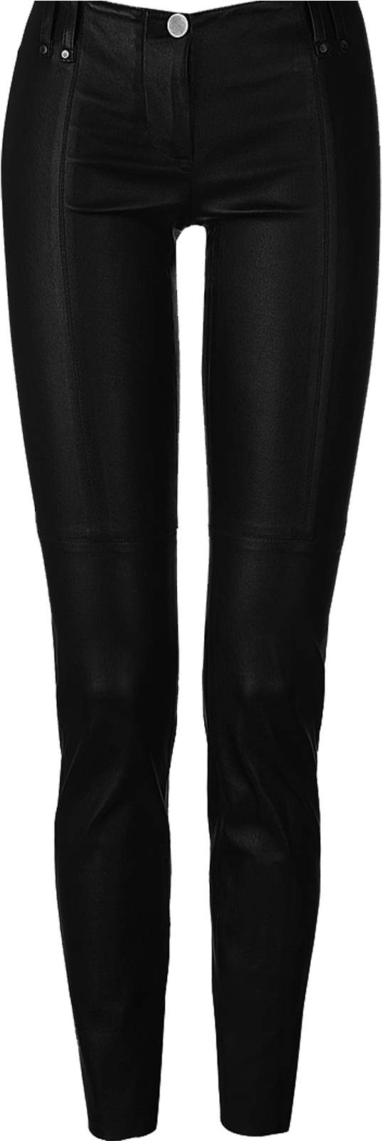 Ladies Leather Pants For Women In Png - Trousers (672x1600), Png Download