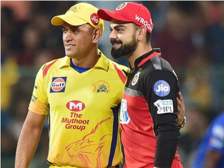 Dhoni And Virat Kohli (550x330), Png Download