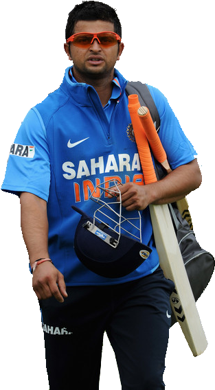 Suresh Raina Png - Cricket (393x594), Png Download