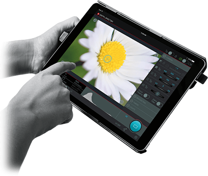 Connect Your Ipad And In Just One Touch Your Camera - Manfrotto Digital Director Ipad Air 2 (673x570), Png Download