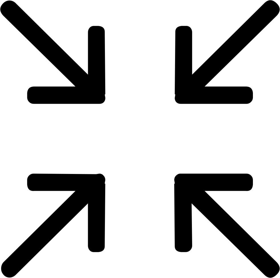 Png File - Exit Fullscreen Icon Png (982x978), Png Download