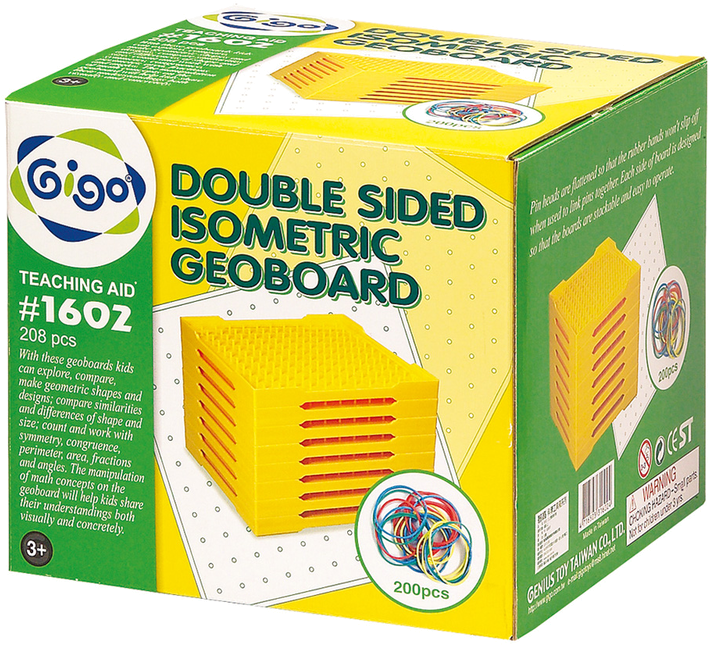 Double Sided Isometric Geoboard 11x11 - Double Sided Geoboard (800x800), Png Download