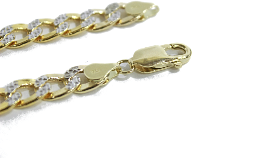 Diamond Cut Cuban Link Bracelet - Bracelet (1024x683), Png Download