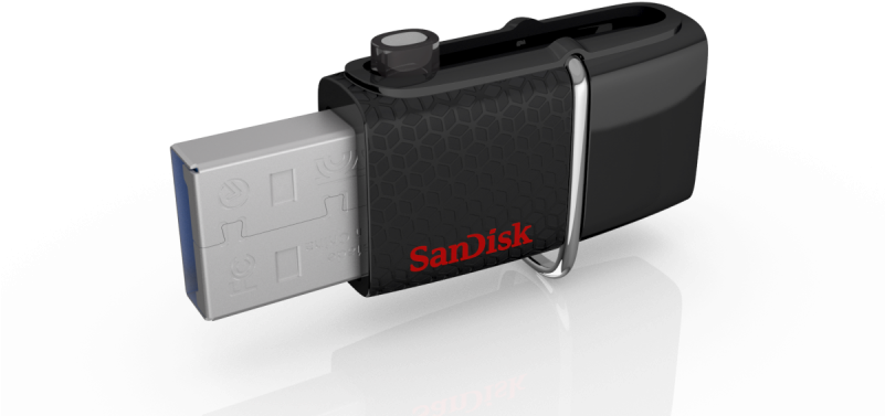 Sandisk Dual Usb - Sandisk Ultra Dual 3.0 16gb (800x450), Png Download