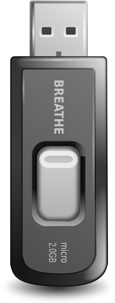 Open - Usb Flash Drive (1000x1000), Png Download