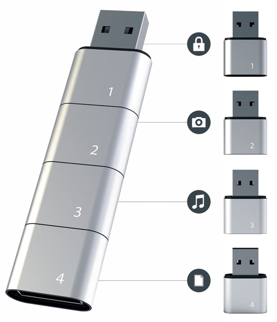 Pen Drive Png Download Image - Memory Stick Usb C (564x654), Png Download