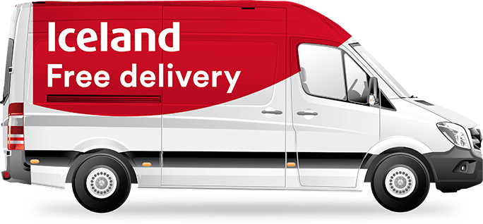 Free Delivery - Iceland Supermarket (684x318), Png Download