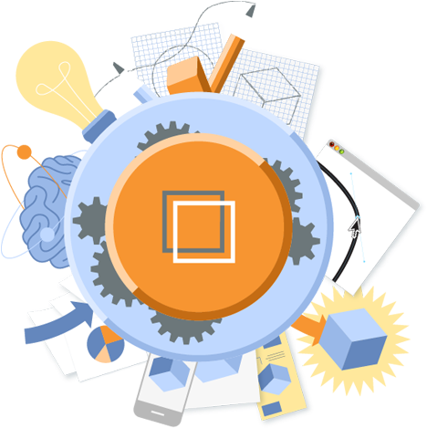 Simple Steps Work Process - Proceso De Diseño Png (492x491), Png Download