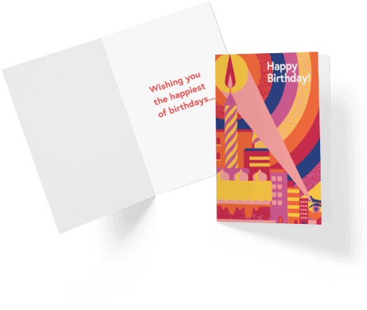 Spread A Little Joy With A Bespoke Greeting Card - Greeting Card (550x550), Png Download