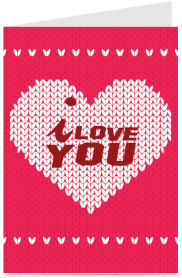 Digital Hearts Valentine Day Greeting Card - Valentine's Day (284x426), Png Download