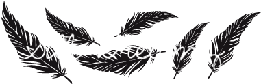 Feathers Tumblr Quotes Mom Daughter Tattoos For Daughters - Plumas De Hush Hush (380x385), Png Download