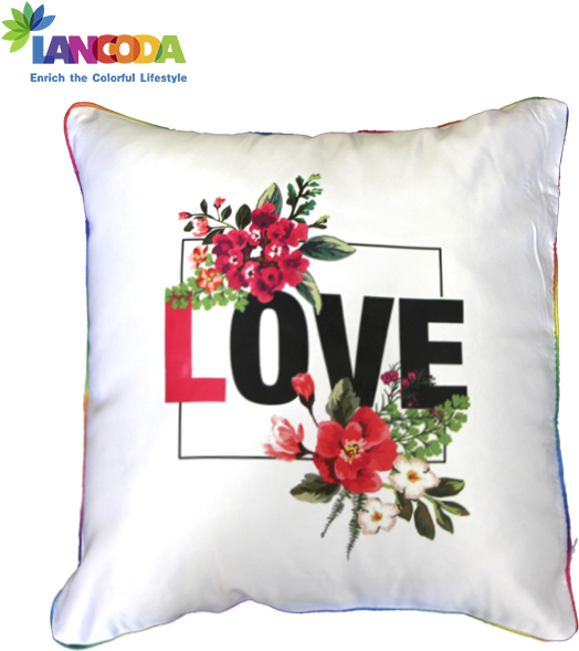 Clip Transparent Download Sublimation Glossy Color - Sublimation Printed Pillow Png (640x640), Png Download