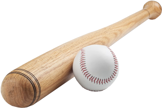 Baseball Bat And Ball Png - Rounders Bat And Ball (590x399), Png Download