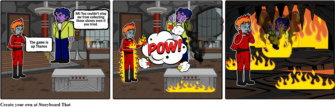 Fire Fox Pt - Thanos (1164x385), Png Download