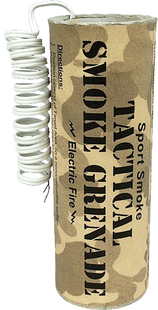 Sport Smoke Tactical Smoke Grenade Electric Fire - Paintball Smoke Grenade (345x650), Png Download