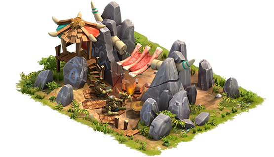 Campfire Bbq - Elvenar (586x585), Png Download