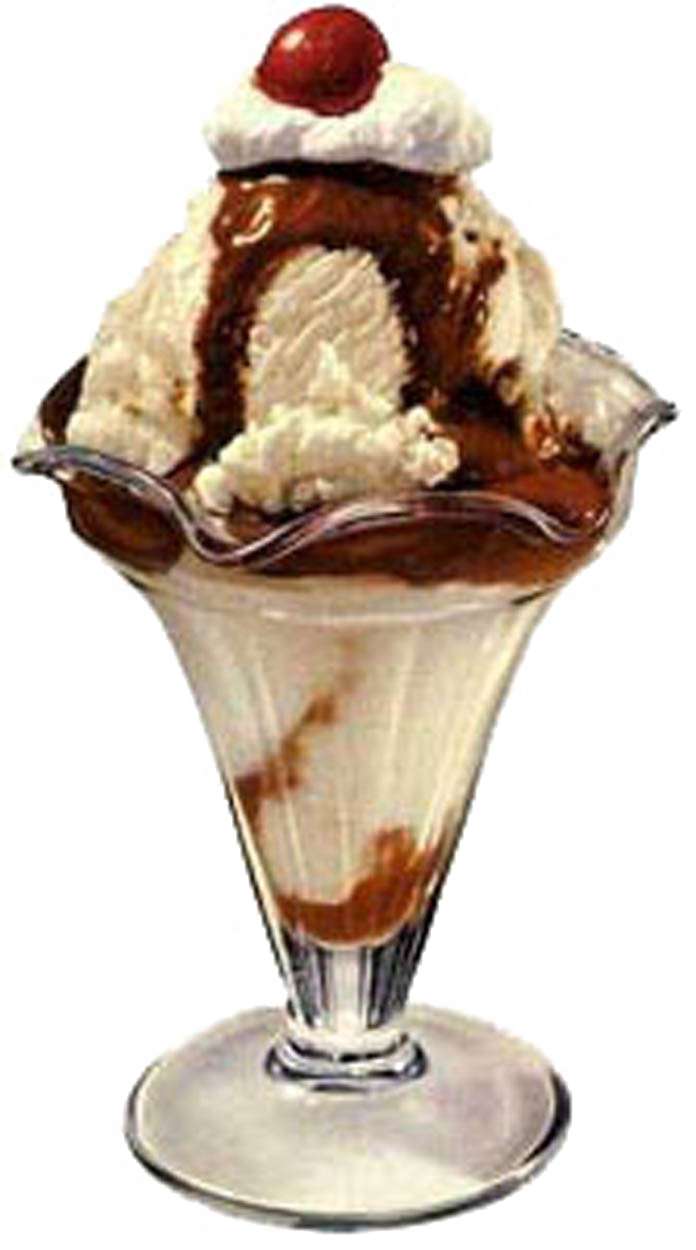 Ice Cream Sundae Png Photos - Ice Cream Sundae Png (696x1250), Png Download