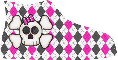 Kawaii Skull And Crossbones By Artformdesigns Aquila - Cushion (500x500), Png Download