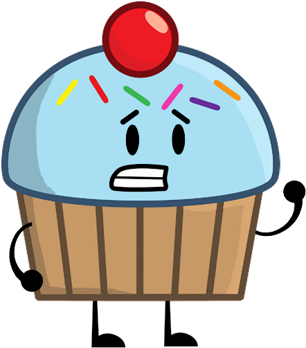 Cupcake - Battle For Dream Island Cupcake (720x534), Png Download