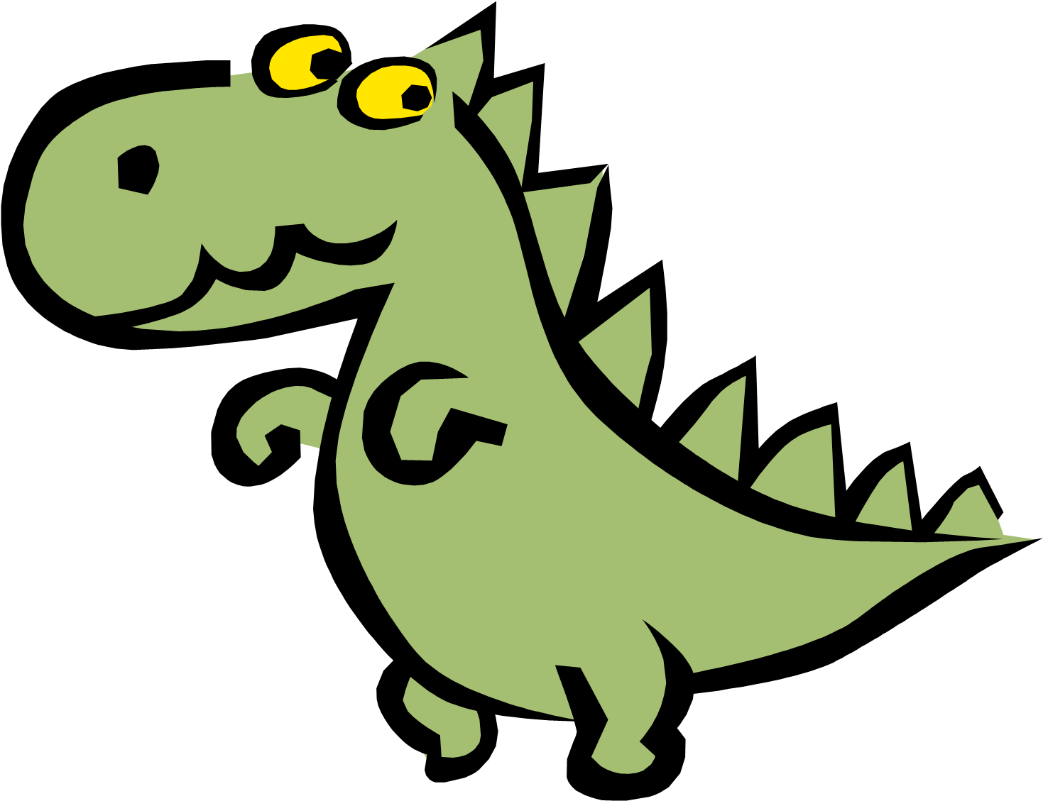 Home Decorating Pinterest Dinosaurpng - Dinosaur With Spikes Cartoon (1476x1138), Png Download