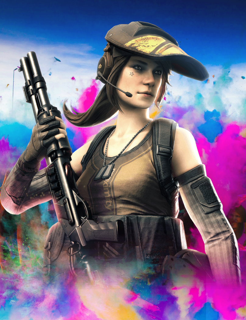 Happy Holi Fellow Dirty Bombers - Assault Rifle (808x1050), Png Download