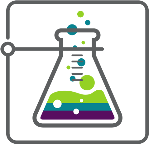 Broken Beaker - Science (500x500), Png Download